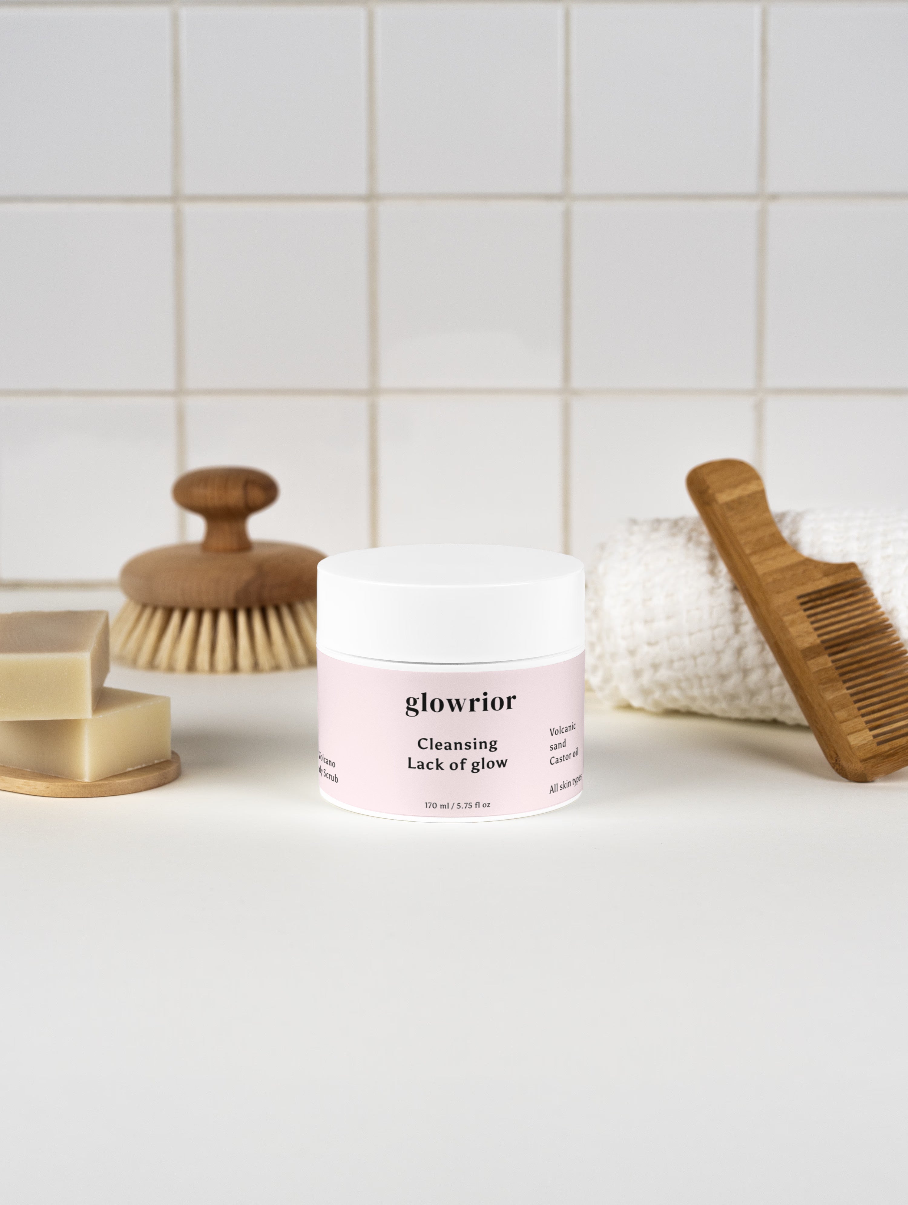 Glowrior Volcanic Sand Face & Body Scrub