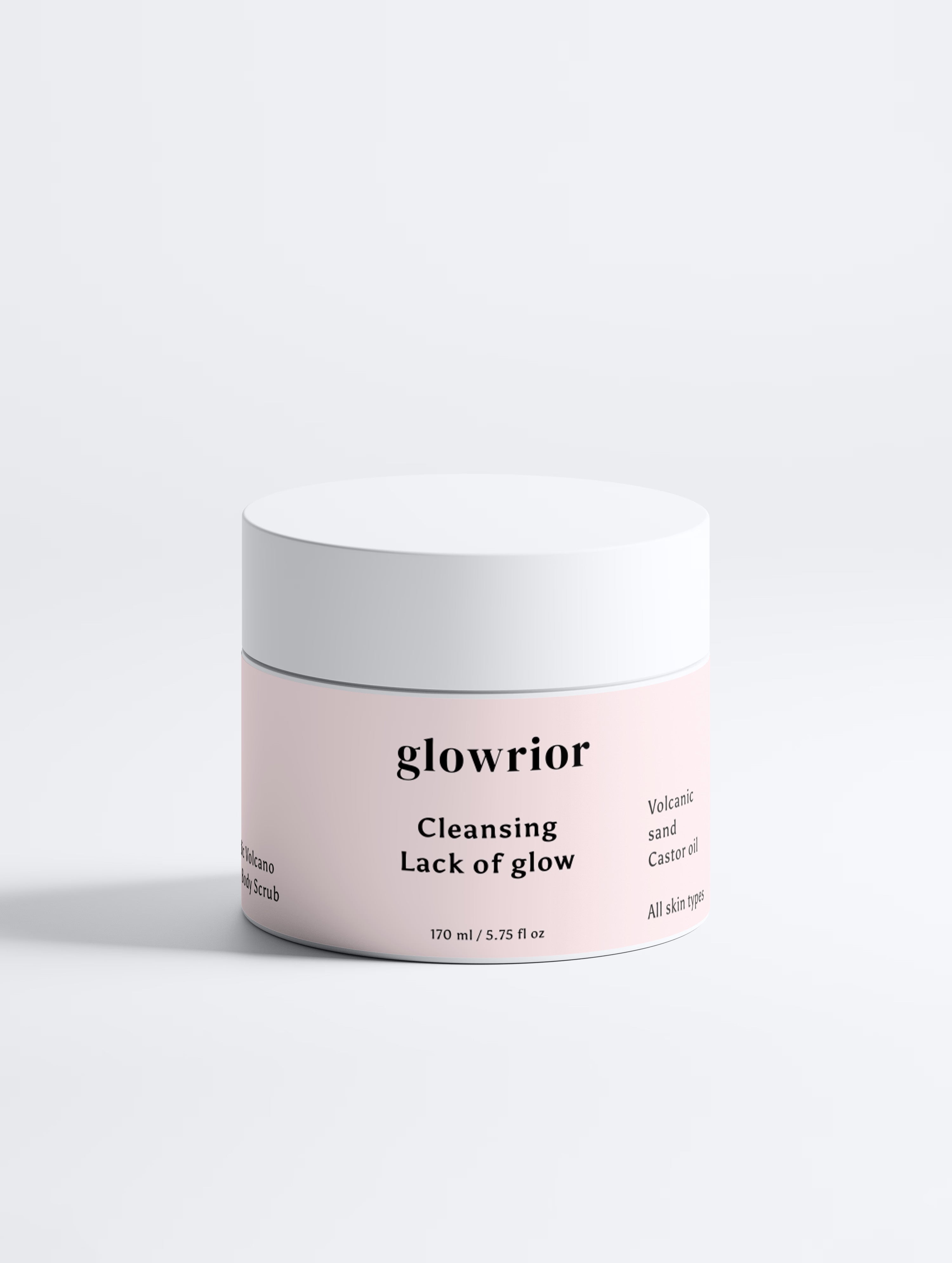 Glowrior Volcanic Sand Face & Body Scrub